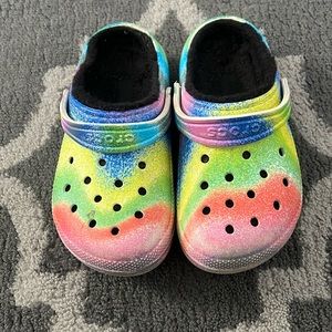 Crocs Classic Lined Spray Dye Clog - Kids'